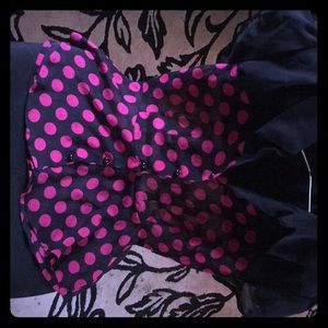 A. Byer sheer button up blouse.